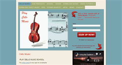 Desktop Screenshot of playcellomusic.com